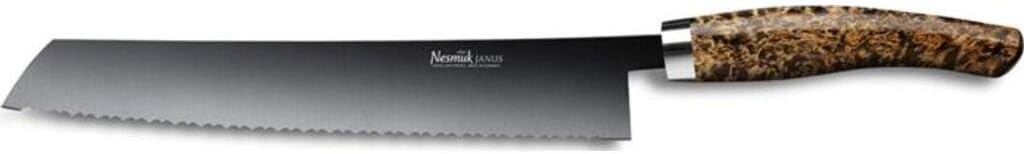 Nesmuk Janus Bread Knife 270 | Karelian Birch Burl