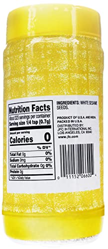 J-BASKET Sesame Seeds, White, 8-Ounce (Pack of 4) - Thumbnail 5