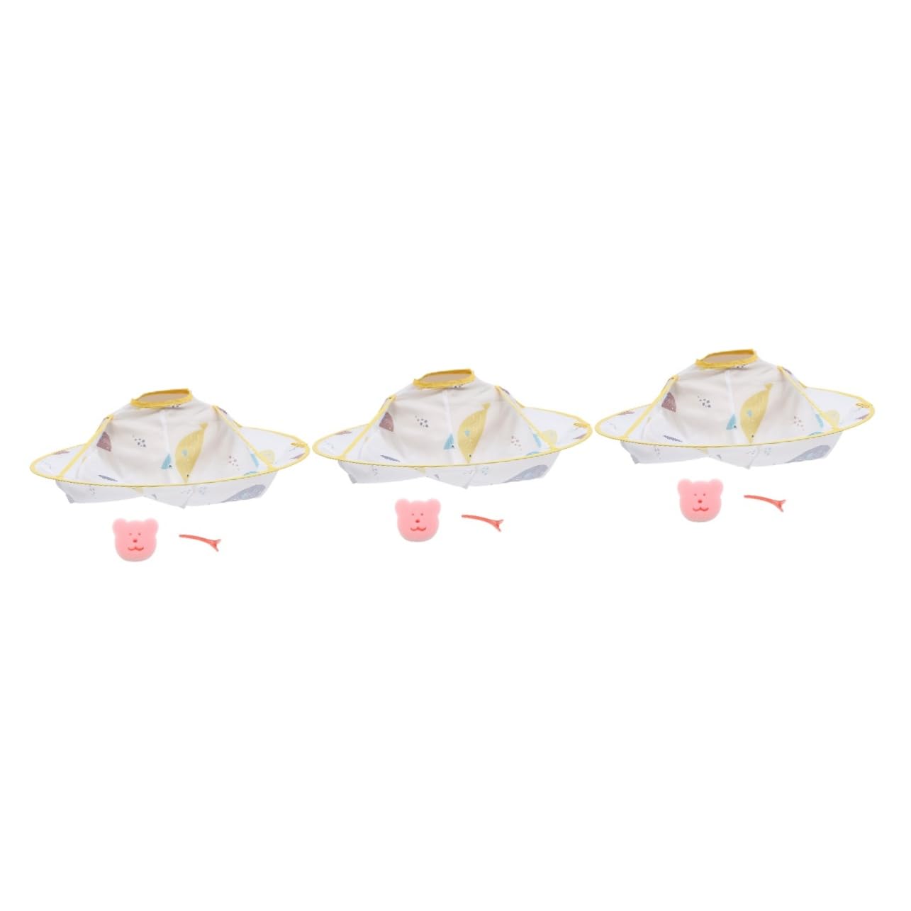 FOMIYES Lot De 3 Capes De Coupe De Cheveux Avec Fermeture Cou Pour Enfants Filles Et Garçons Pour La Maison