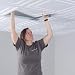 Ceilume 12 pc Stratford Ultra-Thin Feather-Light 2x2 Lay in Ceiling Tiles - for Use in 1" T-Bar Ceiling Grid - Drop Ceiling Tiles (White)