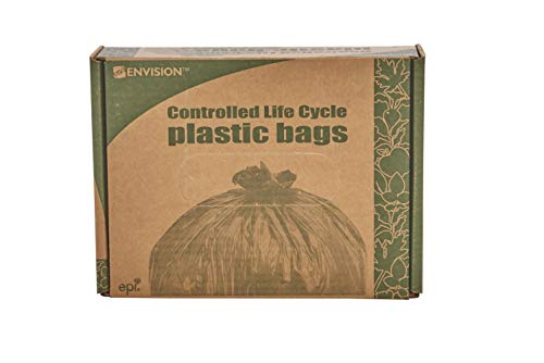 Stout By Envision Stog3344B11 Controlled Life-Cycle Plastic Bags, 33" X 44", 39 Gal Capacity, 1.10 Mil Thickness, Brown (Pack Of 40) #TOP4