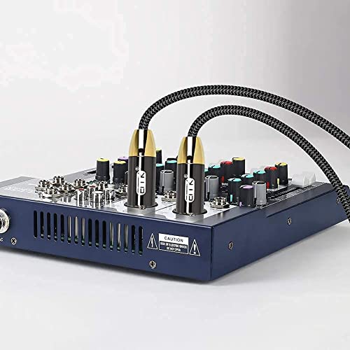 Emk Xlr Microphone Cable Xlr Male To Xlr Female 3-Pin Balanced Behringer Mixer Speaker Cable Equalizer Mic Preamplifier Cable Compatible With Speaker Systems, Radio Station (25 Feet/8M, 1 Pack) #TOP6