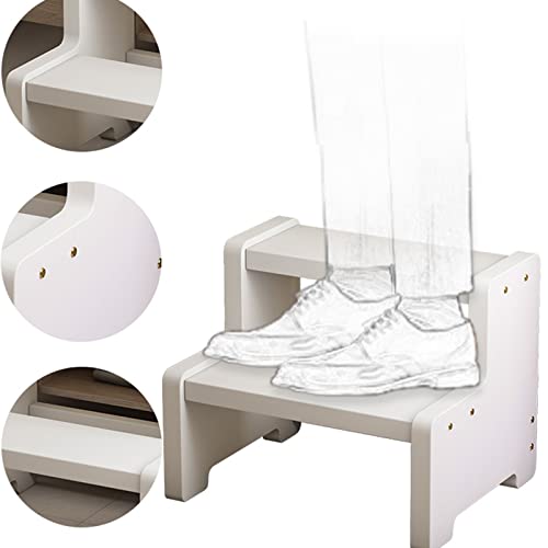Tabouret échelle en bois résistant pour hauteur - 7