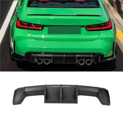 Pare-chocs arrière transformé par le diffuseur lèvre aileron carbone pour BMW M3 M4 - 3