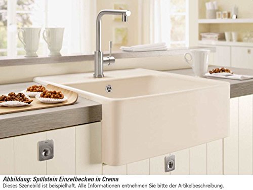 VILLEROY & BOCH | Spülstein | Spüle | 59,5 x 63 x 22 cm | alpinweiß | 1 Stück
