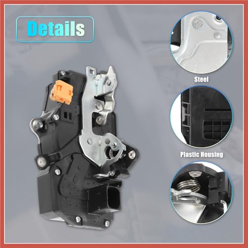 Image of ACROPIX Replacement Rear Liftgate Door Lock Actuator for Pontiac Torrent 2006 for Chevrolet Equinox 2005-2006 Tailgate Latch Assembly No.15256081 /22715163 Black Car Parts