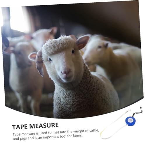 Cinta Métrica para Animales 2.5m Medidor Animal Azul miniatura 5