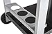 Cook'in Garden Media M Barbecue/Grill Trolley, Black/Silver