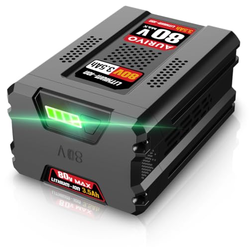 AURIVO 3.5Ah 80V Battery Replacement for Snapper XD 82V Battery 280Wh 1200+ Cycles Li-ion Battery Fits Snapper 82V Power Tools for Briggs and Stratton 82V Battery