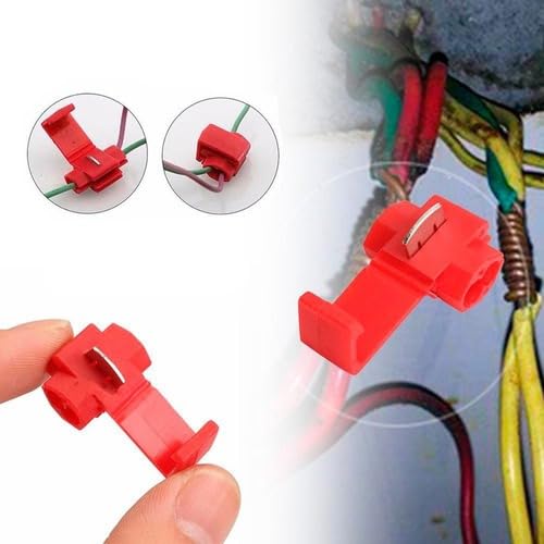 DMTI Kit 100 Conector Elétrico Derivação Emenda Cabo Fios Taplink