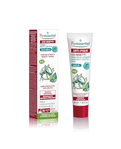 Puressentiel - SOS Insetti - Crema Multi-Lenitiva Bimbo - Punture di insetti, meduse e piante - Aiuta ad alleviare le punture e ad idratare la pelle - Testata sotto controllo pediatrico - Bio - 30 ml