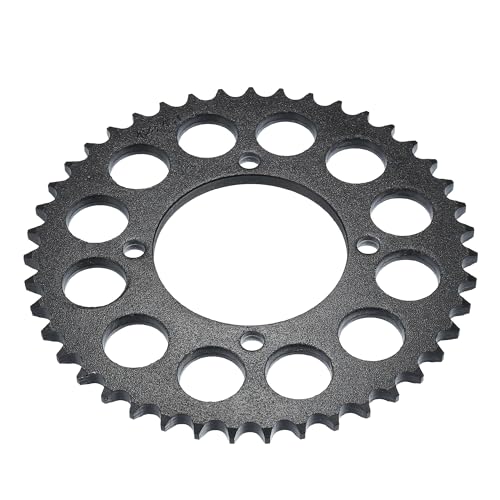 Image of Hihaha 428 Pitch 43 Tooth Motorcycle Chain Sprocket/Rear / 76mm / 1 Pcs