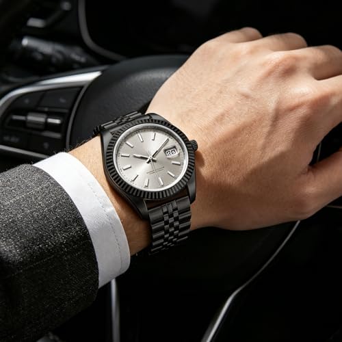 Image of BINLUN Stainless Steel Watch Band Replacement Metal Watch Straps for Men and Women 20mm /22mm /24mm