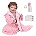 xianshiCarnaval de San Valentín Muñeca Reborn, Baby Doll, 55CM Baby Doll de Cuerpo Completo Reborn Baby Bath Toy Arte Coleccionable Soft Flexible Doll Baby