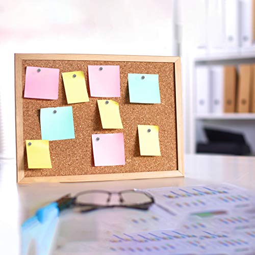 VAPKER 200 peças de tachinhas de polegar de plástico cinza com cabeça redonda