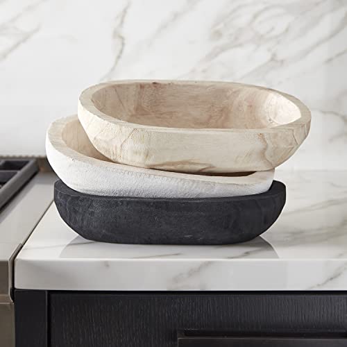 Santa Barbara Design Studio TableSugar Paulownia Wood Dough Bowl, 12 x 7.5-Inch, Natural by Santa Barbara Design Studio - Image 3