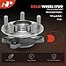 A-Premium 2 x Front Wheel Bearing and Hub Assembly with 5-Lug Compatible with Mazda 3 2019 2020 2021 2022