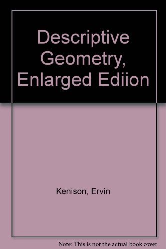 Descriptive Geometry, Enlarged Ediion B000XPNTDM Book Cover