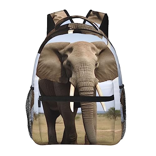 Sac à dos de voyage éléphant ergonomique noir confortable