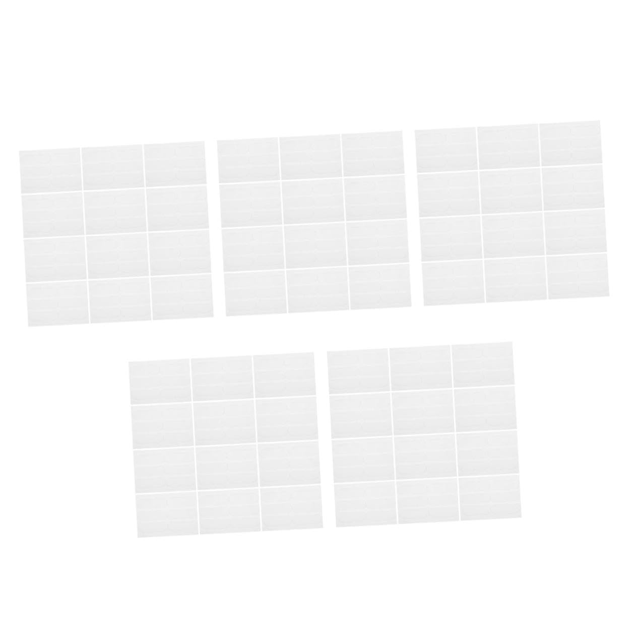 NULYLU 5sets Silicone for Women Ear Corrector Clips Vertical Tape for Big 60pcs*5