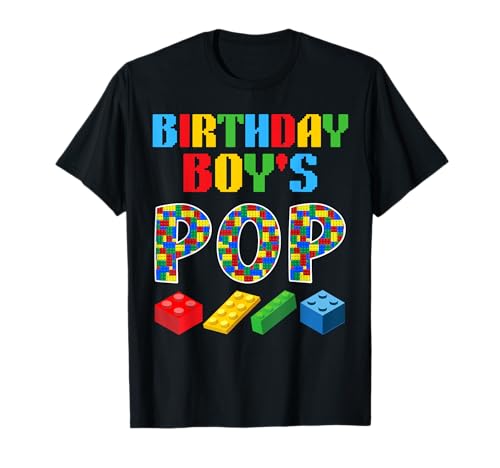 Bloques de cumpleaños pop para niño, juego de palabras divertido Camiseta