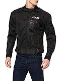 Sommer BOSmoto Herren Sportliche Motorrad kombi Motorradjacke und Hose, schwarz, S