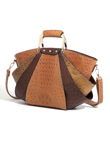 Image of Bag Woman Large Capacity Leather Purse Fashion Designer Metal Top Handle Handbags Women Crossbody Large Bags for Women Tote