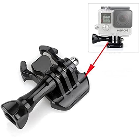 Recall Buckle Slider Mount Clip and Screw Bolt Quick Release For Body Camera Cam Action Camera Works With Go Pro Hero (Single Buckle Clip) Cover