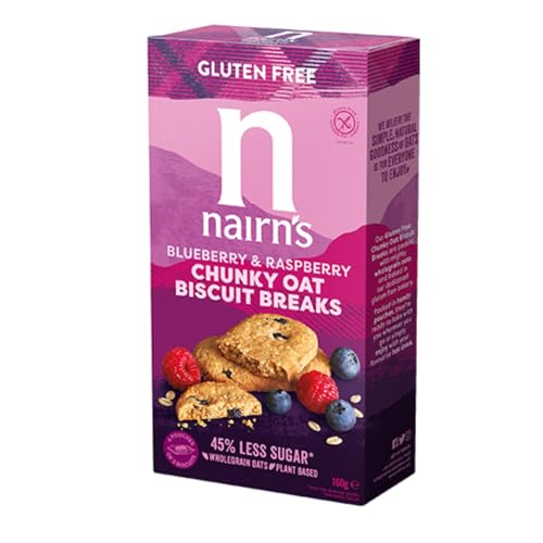Nairn's Gluten Free Oats, Blueberry & Raspberry 160g