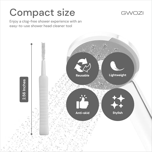 Image of Shower Head Cleaner Tool 30 Pcs - Multifunctional Shower Head Cleaner Brush for Pore Gap - Thin Shower Nozzle Cleaning Brush for Small Hole, Anti-Clogging