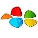 GONGE Hilltops - The Original Non-Slip Stepping Stones for Kids - Balance, Coordination, Motor Skills - Vibrant Colors - Set of 5