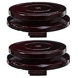 Accessoire de décoration raffiné : avec ses élégantes teintes brunes et son grain unique, ce pied de vase en bois sert également de socle rond décoratif et met en valeur tout décor moderne ou champêtre. support pour bol, présentoir en bois brun