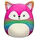 Squishmallows- Xenia Le Renard Arc-en-Ciel Doudou, SQJW21-16PF-9V