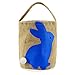 Easter Basket for Kids Bunny Bag for Easter Hunt (Blue)