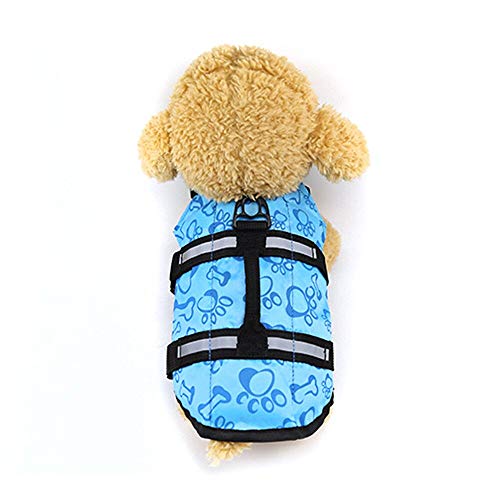 Julymall Rettungsweste für Hunde und Welpen, für den Außenbereich, Größe XS-XL (L,4) Cover