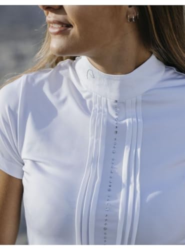 EKKIA EQUITHÈME Dorlo Polo de tournoi pour femme Blanc Taille XL – vue 3