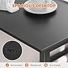Scrivania Sweetcrispy Small Office 101 Cm - Colore Ruggine, Con Gancio Per Cuffie