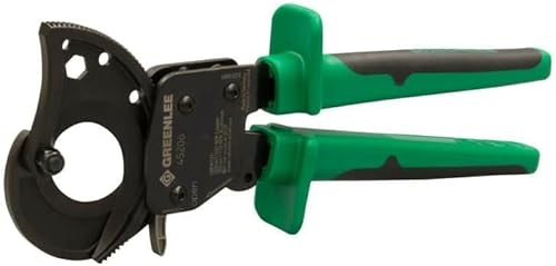 Greenlee 45206 Cortador de cable de trinquete compacto, 10 pulgadas