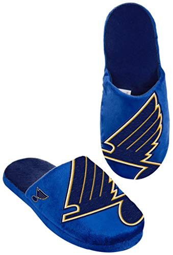 Forever Collectibles NHL St. Louis Blues Men\'s Slip On Slippers Size Medium 9-10