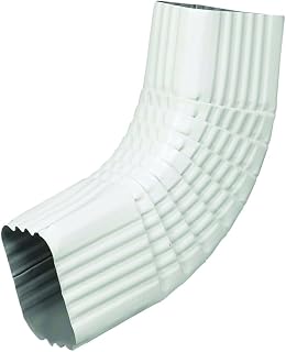 Rocky Mountain Goods Gutter Elbow 2"x3" B Elbow - White Aluminum Downspout Connector - Rust-Resistant - Fits Standard Gutters - Easy Installation