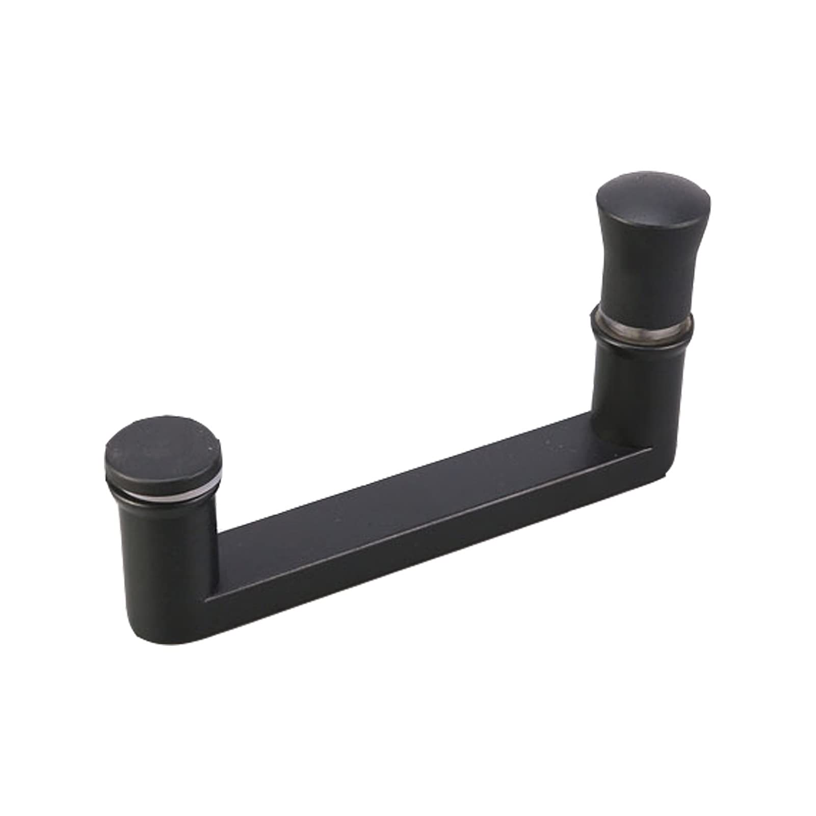 Poignée de porte de douche inox noir mat anti corrosion pour salle de bain
