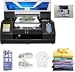 Migliori stampanti UV Stampante UV A3-19 UV Led Flatbed Stampante Multifunzione UV Printer Getto D'inchiostro Portatile USB 2880 x 1440 dpi 220V Con Rotazione per Bottiglie/Carta/Custodia del telefono/Plastica/PVC/Legno