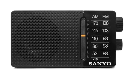 Radio Sanyo KS147 Transistor Am/FM. (Negro)