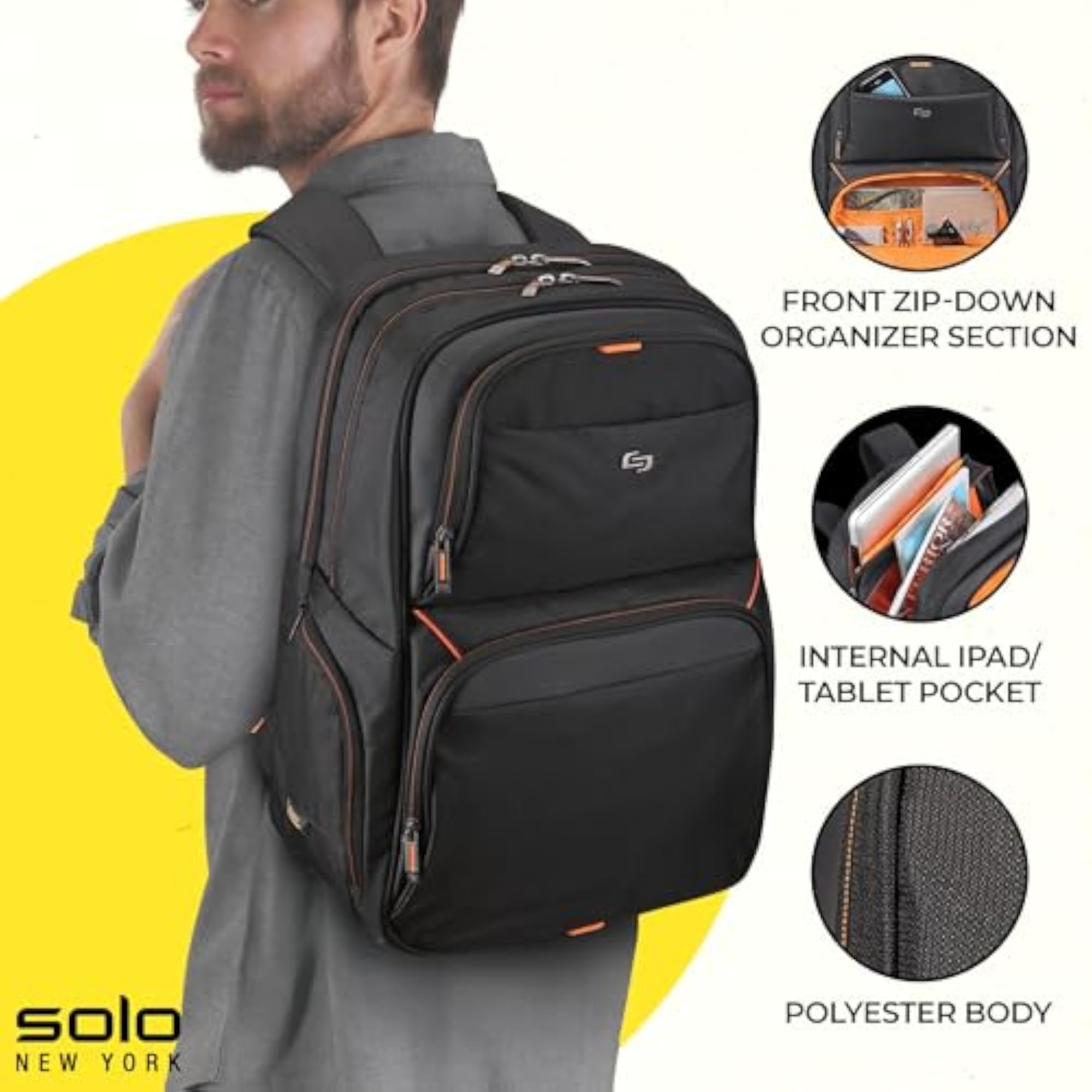 Urban Collection Computer Backpack with Tablet Pocket