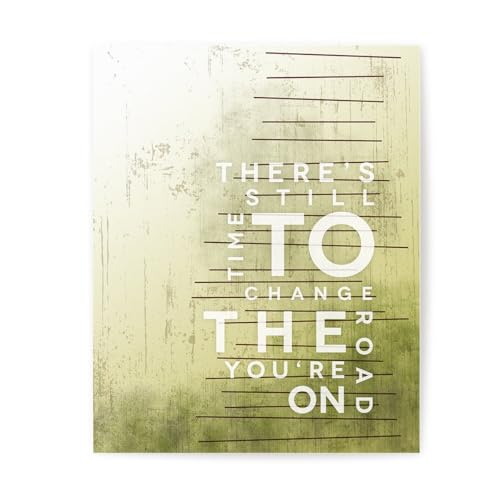 Song Lyrics Wall Art, Abstract Music Poster For Home Office