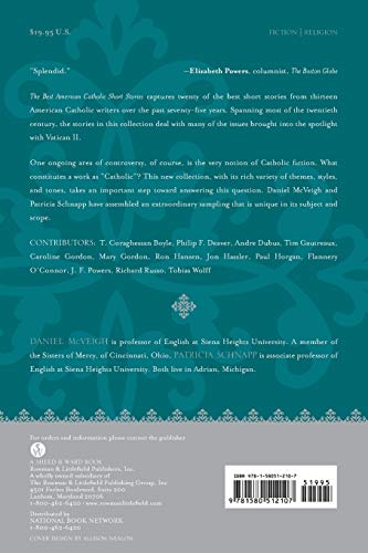 The Best American Catholic Short Stories: A Sheed & Ward Collection #TOP1