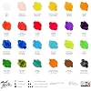 Mont Marte Ceramic Paint Set Signature 26 x 0.7 US fl.oz (20ml) Multicolor, Vibrant Ceramic Paint, Suitable for Porcelain, Glass, China, Acrylic