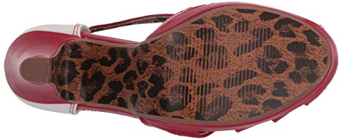 Bettie Page BP401-ANGIE Pump, red, 6 M US4