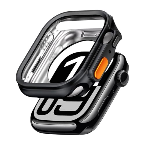Coque de montre pour Apple Watch S10 46 mm antichoc en TPU souple transparent et résistant