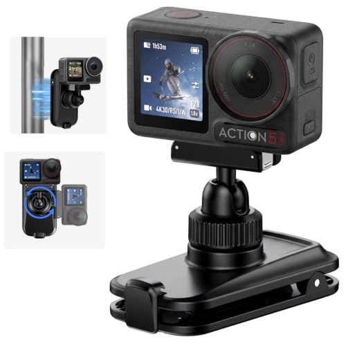 Image of MOBILIFE Magnetic Backpack Camera Clamp for DJI Osmo Action 5 Pro /4 /3